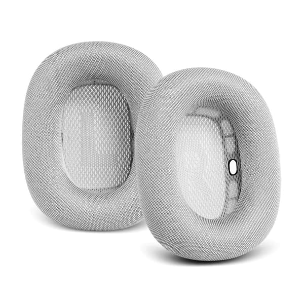 AirPods Max sølv mesh silikone høretelefonovertræk, et par