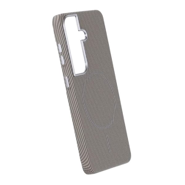 Crabon - blankt magnetisk etui til Samsung S26 Plus grå