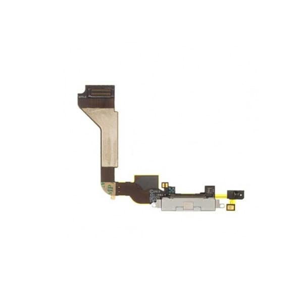 iPhone 4 Opladningsstik Flexkabel - Hvid
