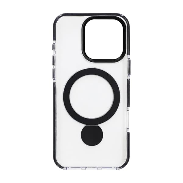 Pindun 360° Roterende Stativ Magnetisk Etui Til iPhone 16 Pro Max Sort