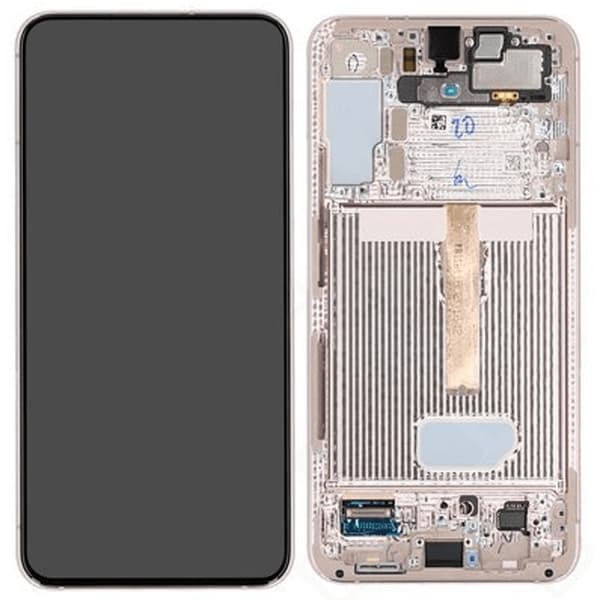 Galaxy S22 Plus LCD-näyttö, ruusukulta