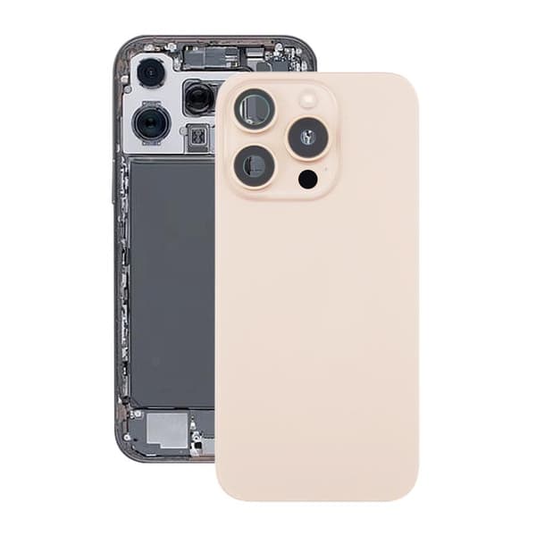 iPhone 16 Pro Max Bagside Glas Original Guld