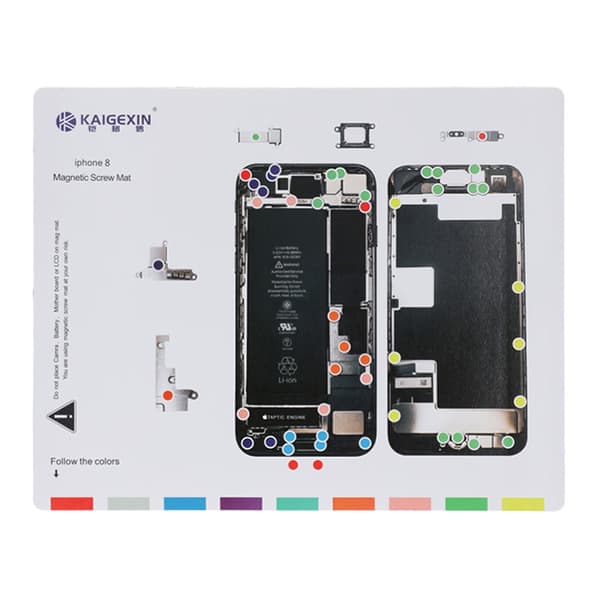 Magnetisk skruvmatta för iPhone 8