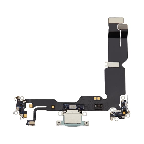 iPhone 15 Plus Opladningsstik Flexkabel Grøn Original