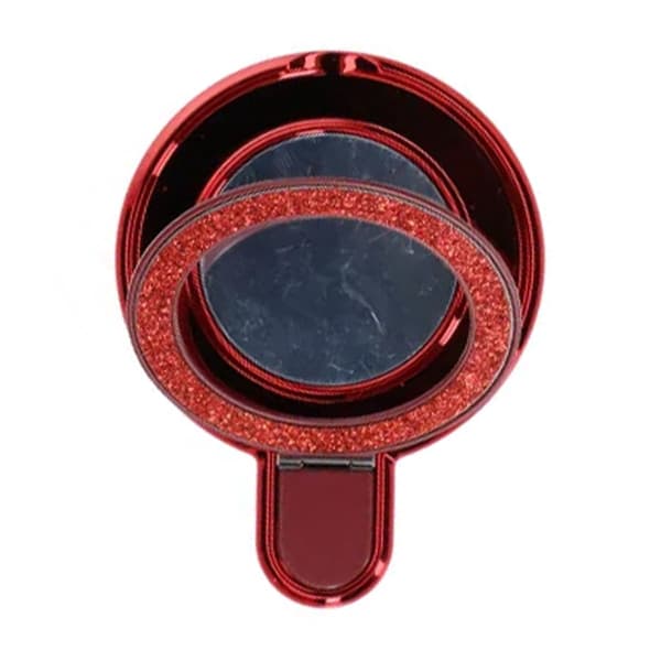 MagSafe Glitter Mirror Back Sticker Kickstand Red