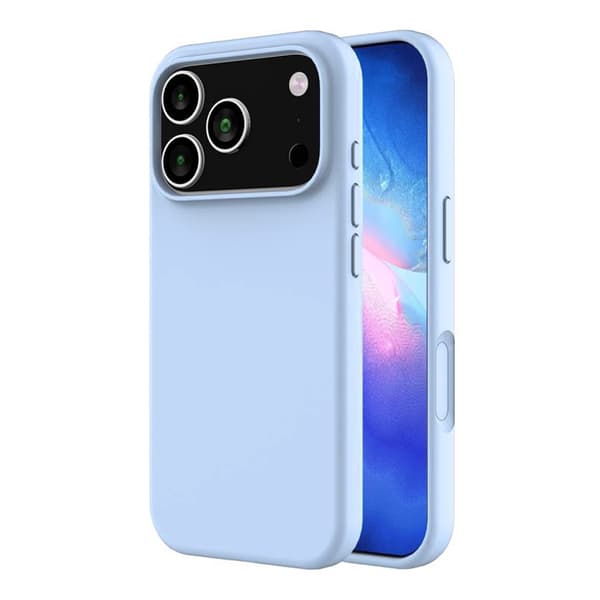 Rvelon Cover Silikone MagSafe til iPhone 17 Pro Max - Lyseblå