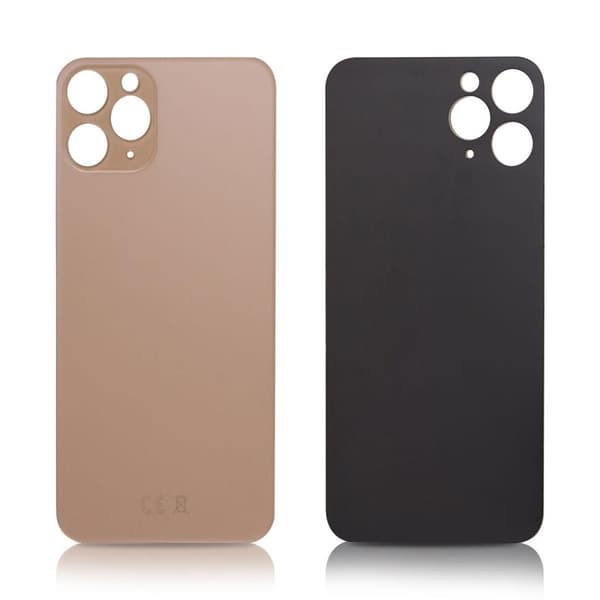 iPhone 11 Pro Max Bagglas uden logo Høj Kvalitet Guld