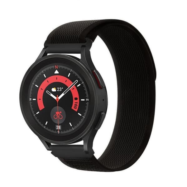 Garmin Forerunner 255S / Venu 2S Nylon Urrem - Sort
