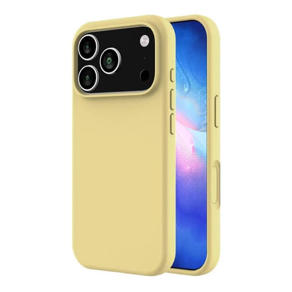 Rvelon Mobile Case Silicone MagSafe iPhone 17 Pro Max - Keltainen