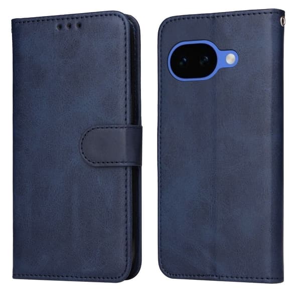 Google Pixel 10a Plånboksfodral PU Läder Folio Ställ – Blå