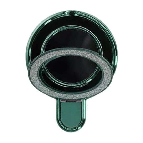 MagSafe Glitter Mirror Back Sticker Kickstand Green