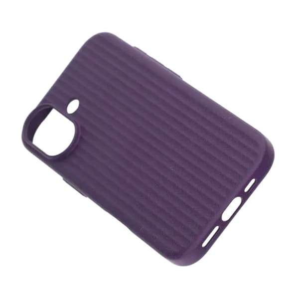 Bølget Cover med Magsafe til iPhone 17 - Lilla