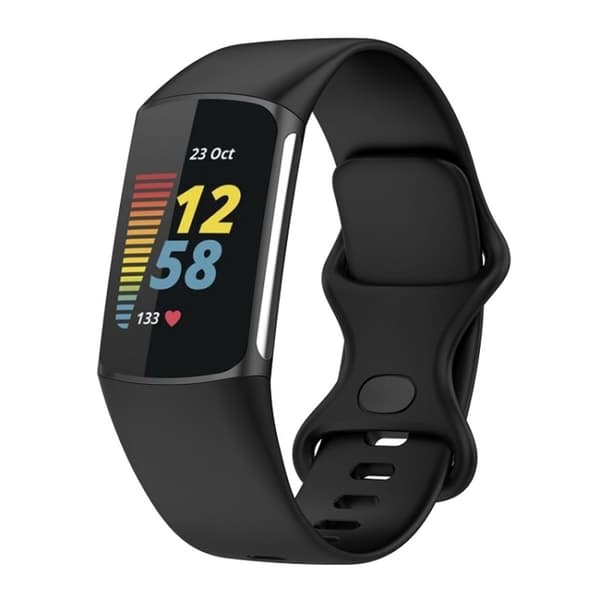 Fitbit Charge 6 Silikone urrem - Sort