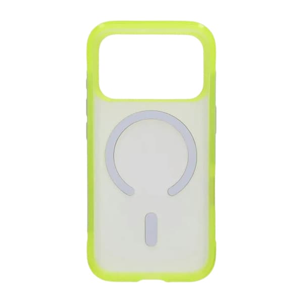 Matte Magnetic Shockproof Airbag Cover til iPhone 17 Pro Gul