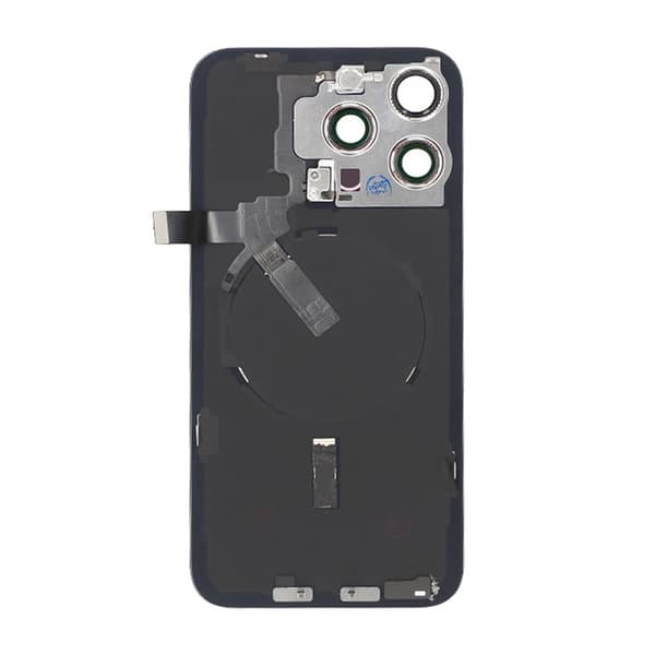 iPhone 15 Pro Max Bagglas Komplet OEM - Titanium Sort