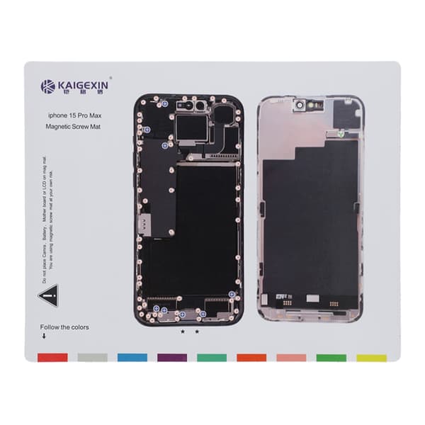 Magnetisk skruvmatta för iPhone 15 Pro Max