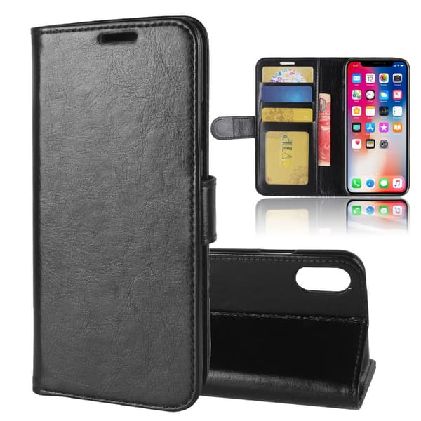 SiGN Wallet etui til iPhone X/XS - Sort