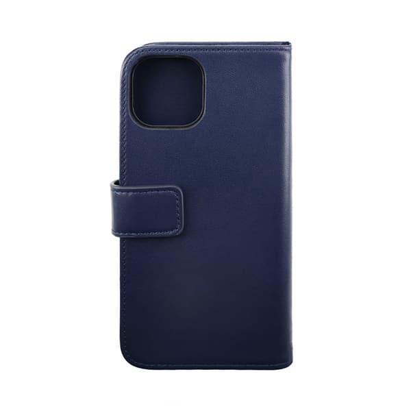 iPhone 14 Plånboksfodral Läder Rvelon - Blå