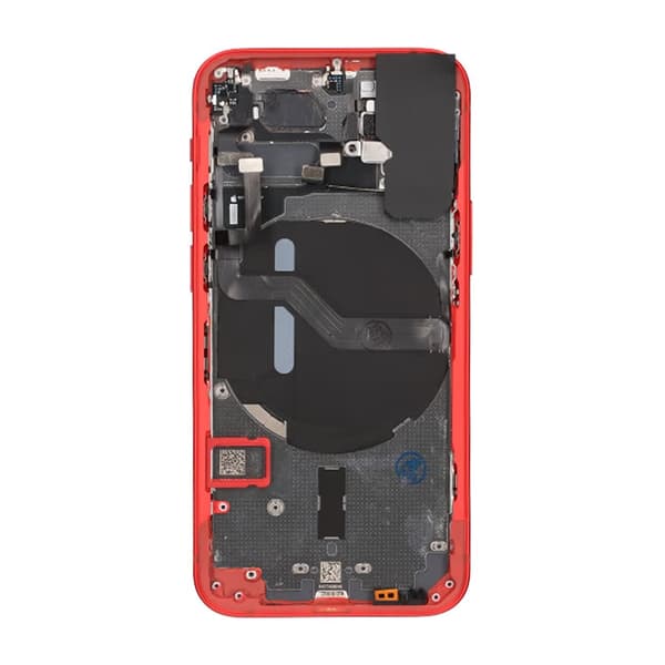 iPhone 12 Mini Bagcover Komplet Med Smådele - Rød