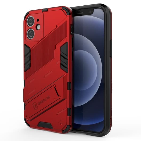 IPhone 11 cover med hybrid - Rød
