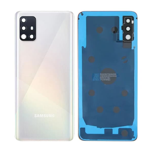 Samsung Galaxy A51 Bagcover - Hvid