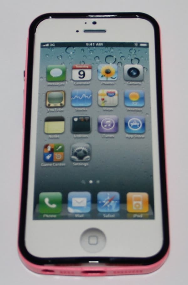 Mobilskal iPhone 5 - Rosa/Svart