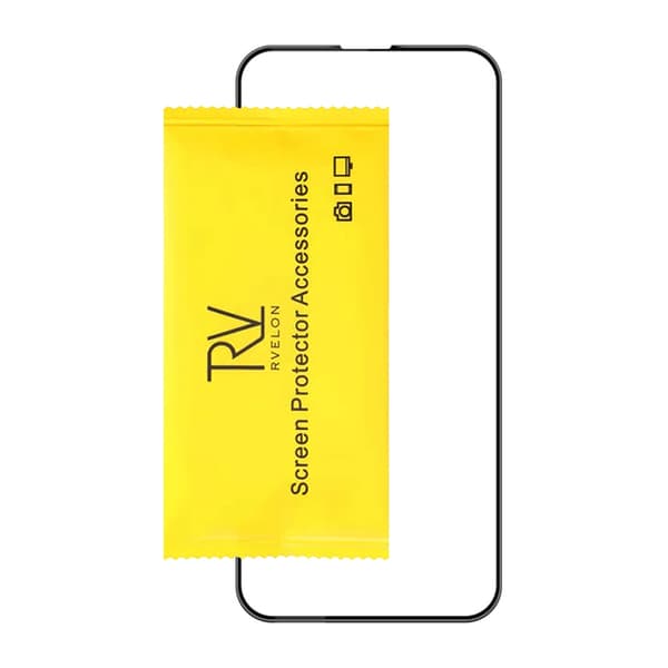 Näytönsuoja karkaistu lasi iPhone 16 Pro Max - Musta - bulk
