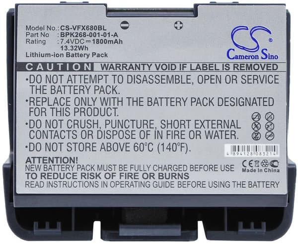 Akku Verifone VX680:lle jne.