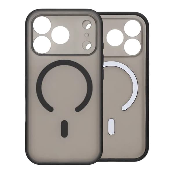 Slankt MagSafe-cover med kamerabeskyttelse til iPhone 17 Pro Max - Sort