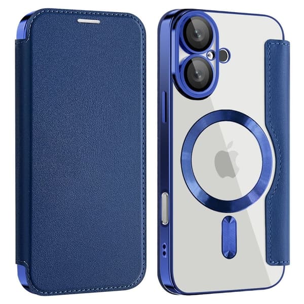 iPhone 16 Plus -kuori korttipaikoilla - Sininen