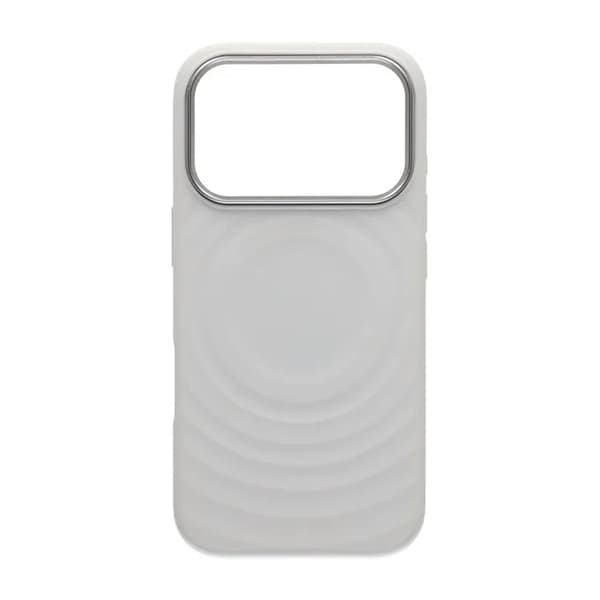 Mobilskal Silikon med Magsafe för iPhone 17 Pro - Vit