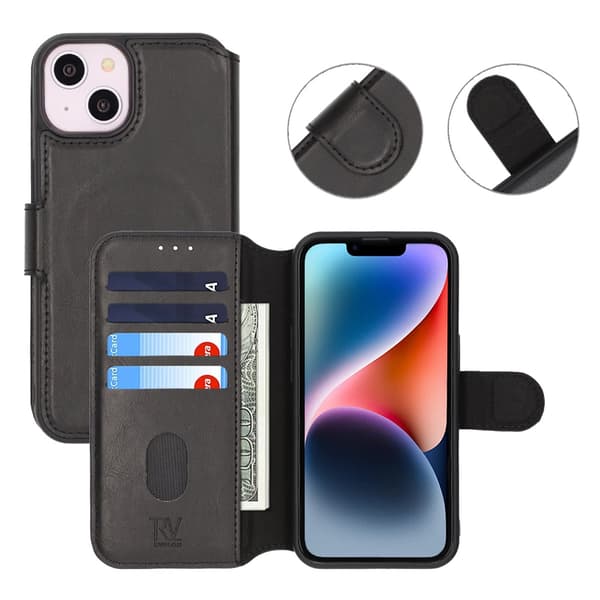 Rvelon Cover Magsafe Magnet til iPhone 13 og 14 - Sort