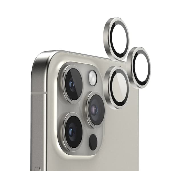 iPhone 16 Pro og 16 Pro Max Linse Kamerabeskytter - Titanium Grå