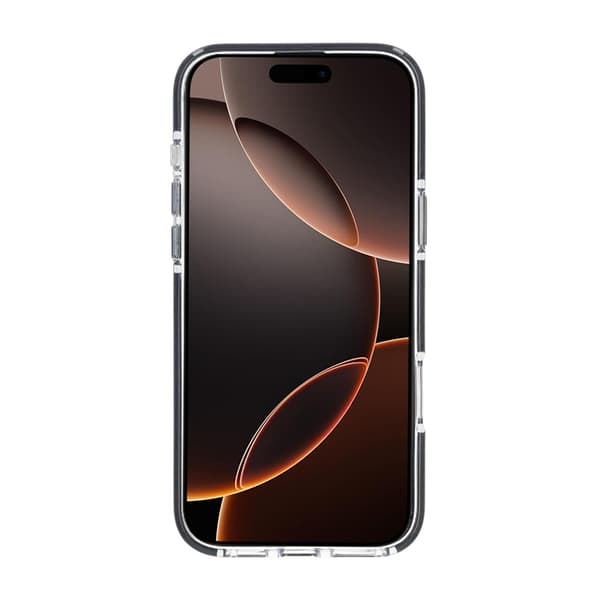 Mønstret TPU-cover til iPhone 16 Pro med MagSafe - Sort