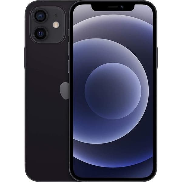 iPhone 12 128GB - 1 års garanti brugt - Sort