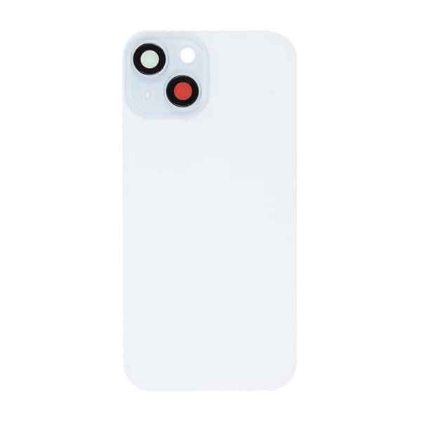 iPhone 15 Baksida Glas med smådelar - Vit