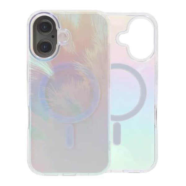 TPU-cover med Magsafe til iPhone 16 Plus - Iriserende
