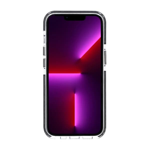 Mønstret TPU-cover til iPhone 13 Pro med MagSafe - Sort