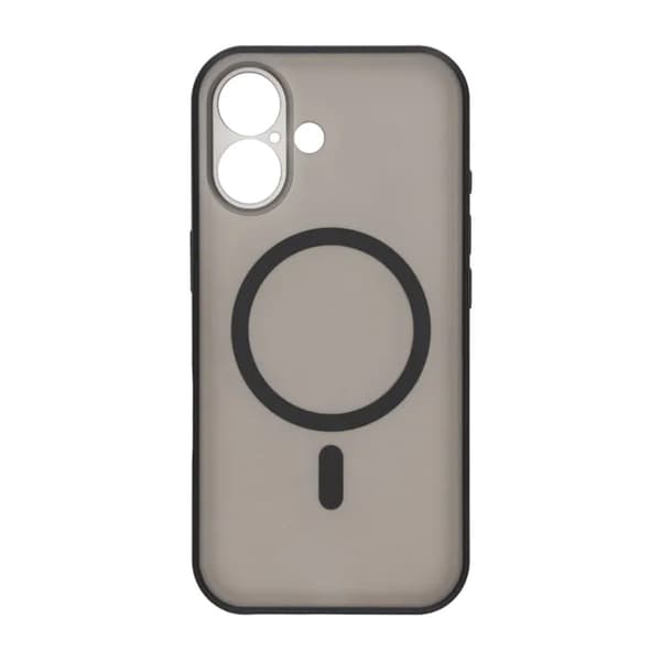 Slankt MagSafe-cover med kamerabeskyttelse til iPhone 16 - Sort