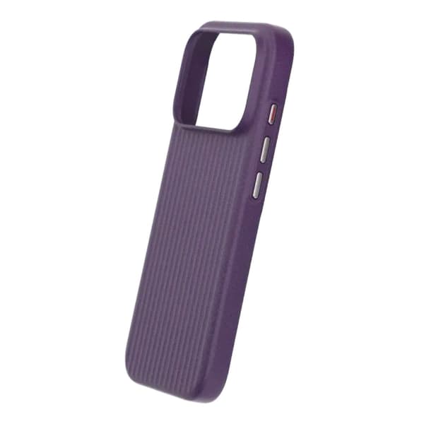 Bølget etui med Magsafe til iPhone 17 Pro Max - Lilla