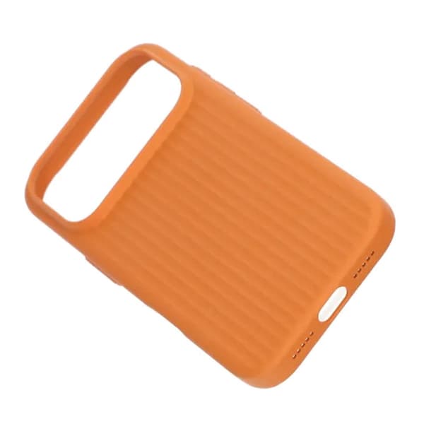 Bølget etui med Magsafe til iPhone 17 Pro Max - Orange