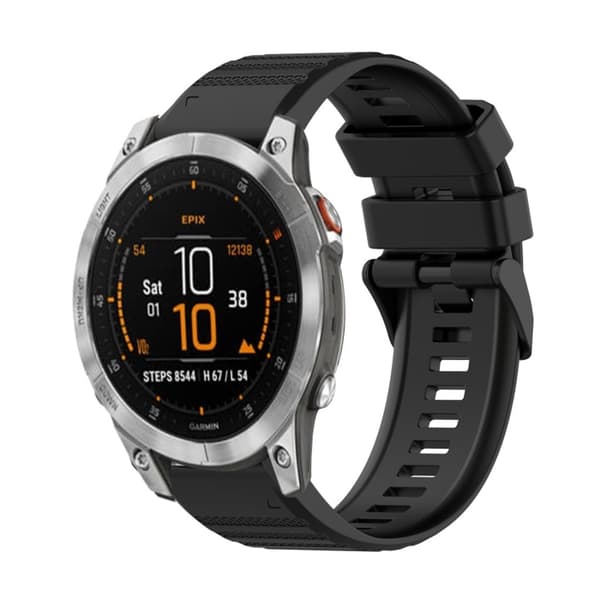 Garmin Epix Gen 2 Silikone Urrem - Sort