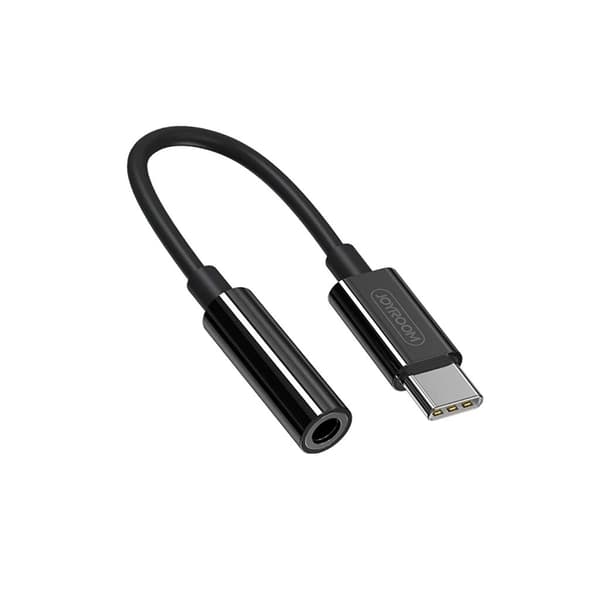 Joyroom Adapteri USB-C - 3,5 mm - Musta