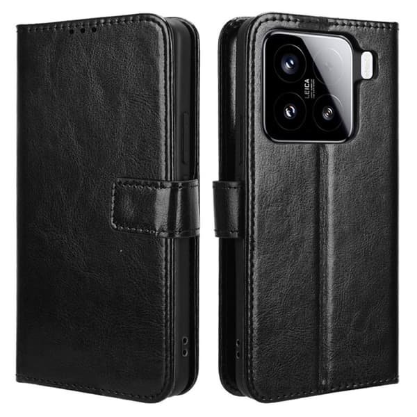 Xiaomi 15 Cover med stativ - Sort