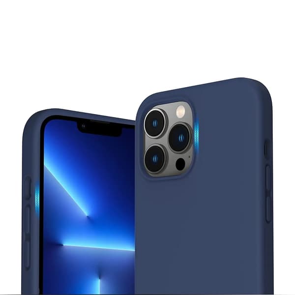 iPhone 13 Pro Max Silikonskal Rvelon - Blå