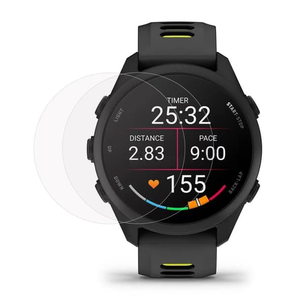 Garmin Forerunner 170 -näytönsuoja 2 kpl – Läpinäkyvä