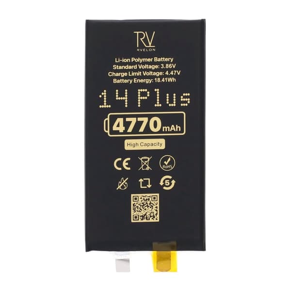 RV Battericelle 515198PL til iPhone 14 Plus, 4770mAh