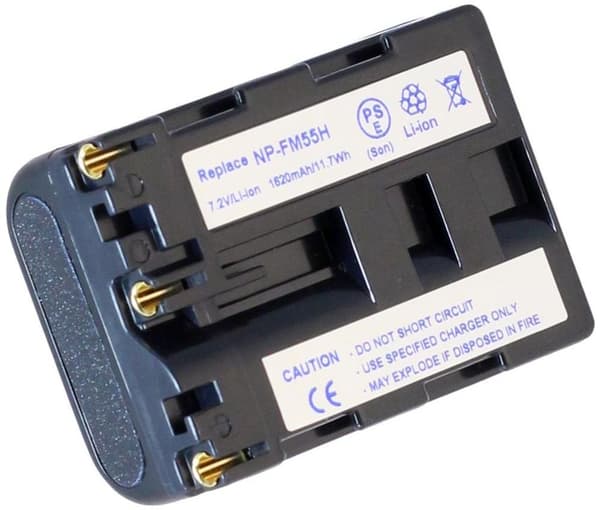 Batteri til NP-FM55H erstatningsbatteri