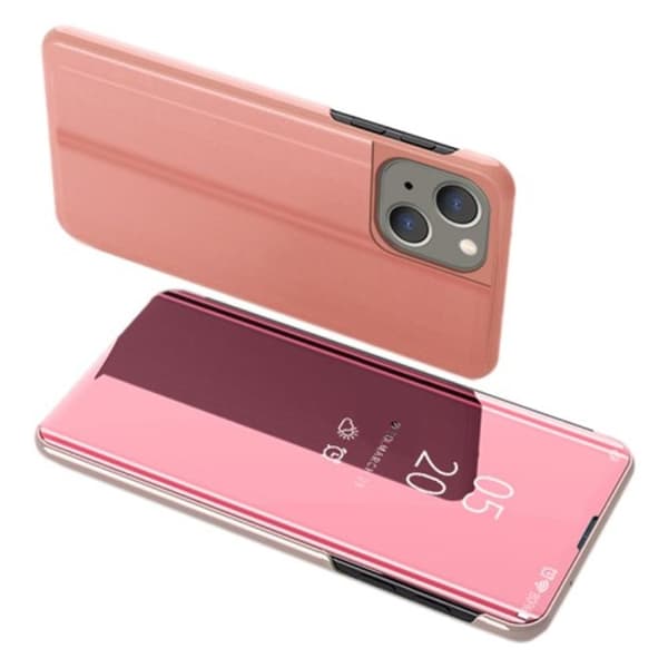 iPhone 15 Plus -läppäkotelo - Ruusukulta