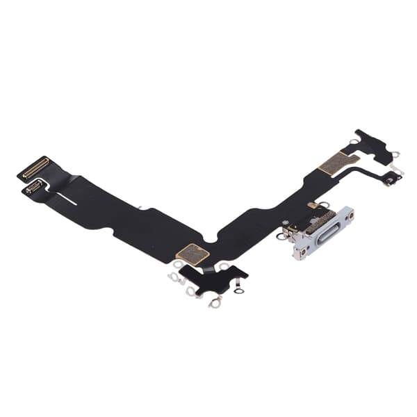 iPhone 15 Plus Opladerstik Flexkabel Blå Original